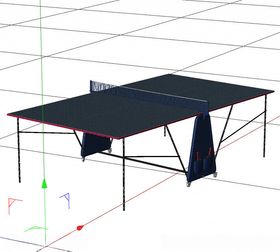 C4D模型乒乓球桌