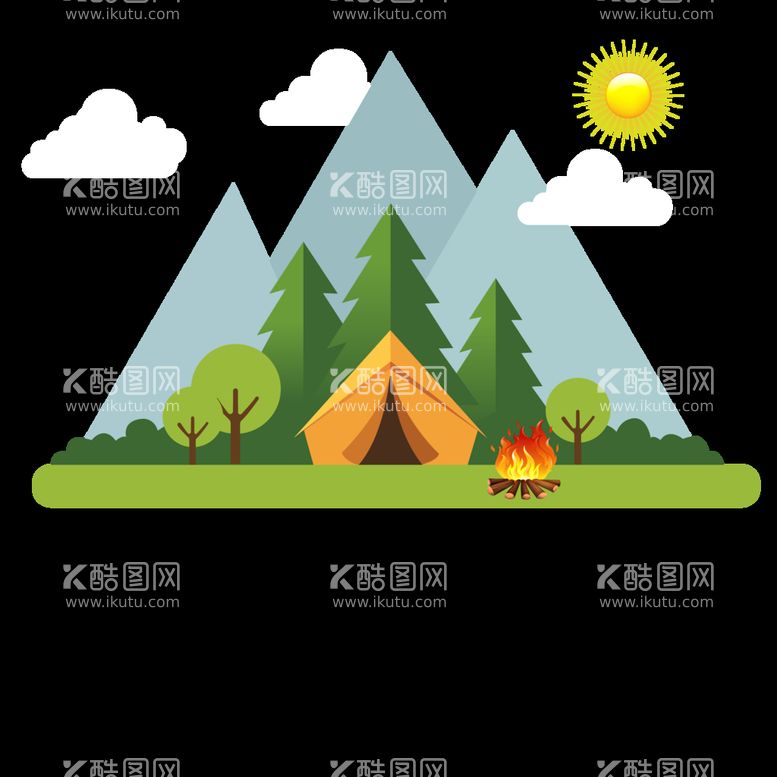 编号：85341709300626028631【酷图网】源文件下载-露营