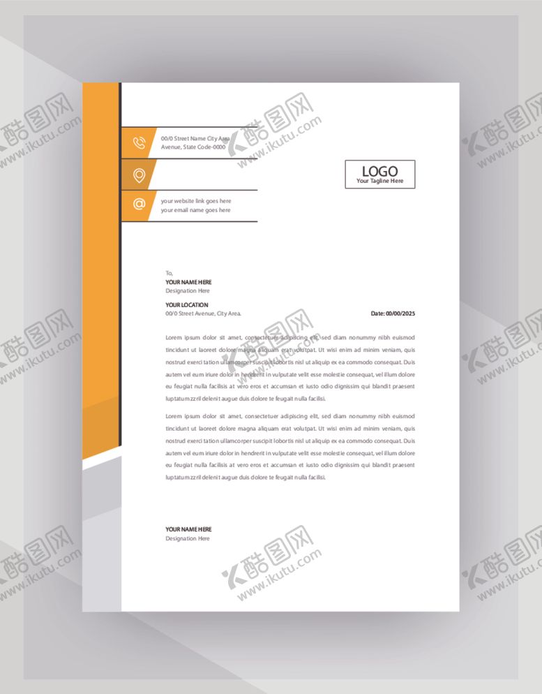 编号：87729405020450446784【酷图网】源文件下载-制度牌商务信纸宣传单