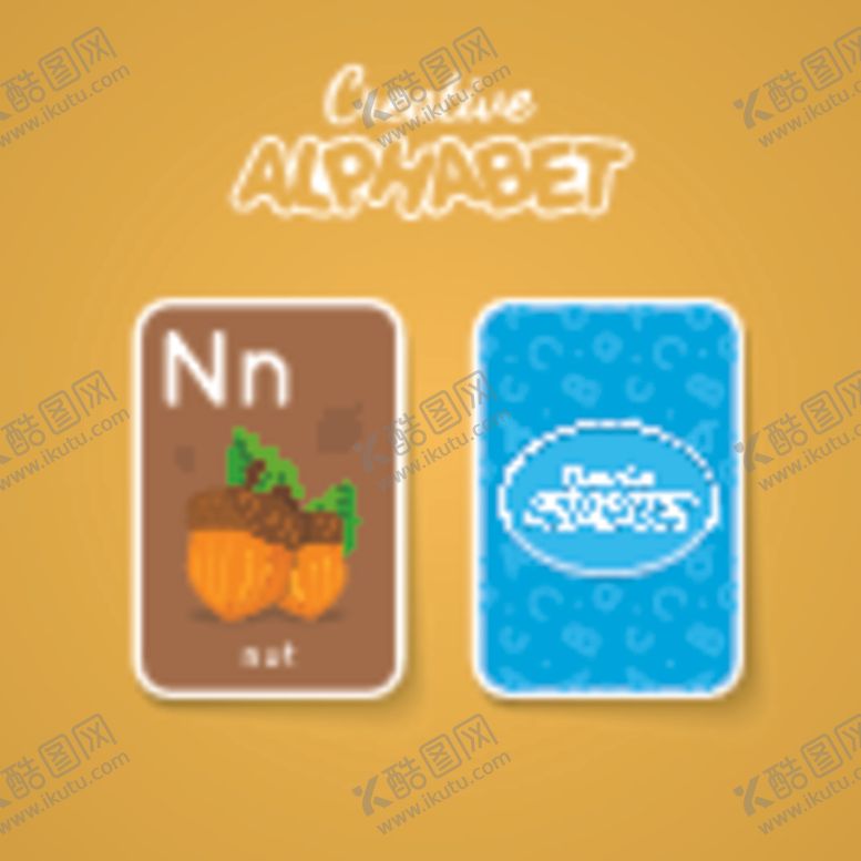 编号：46274110182224002712【酷图网】源文件下载-卡通英语卡片