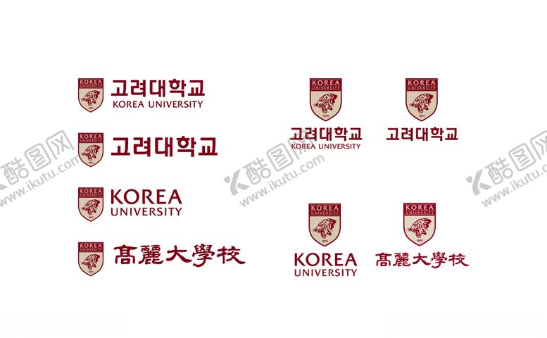 编号：48463810301611455824【酷图网】源文件下载-韩国高丽大学校徽新版