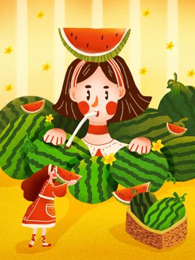 水果插画