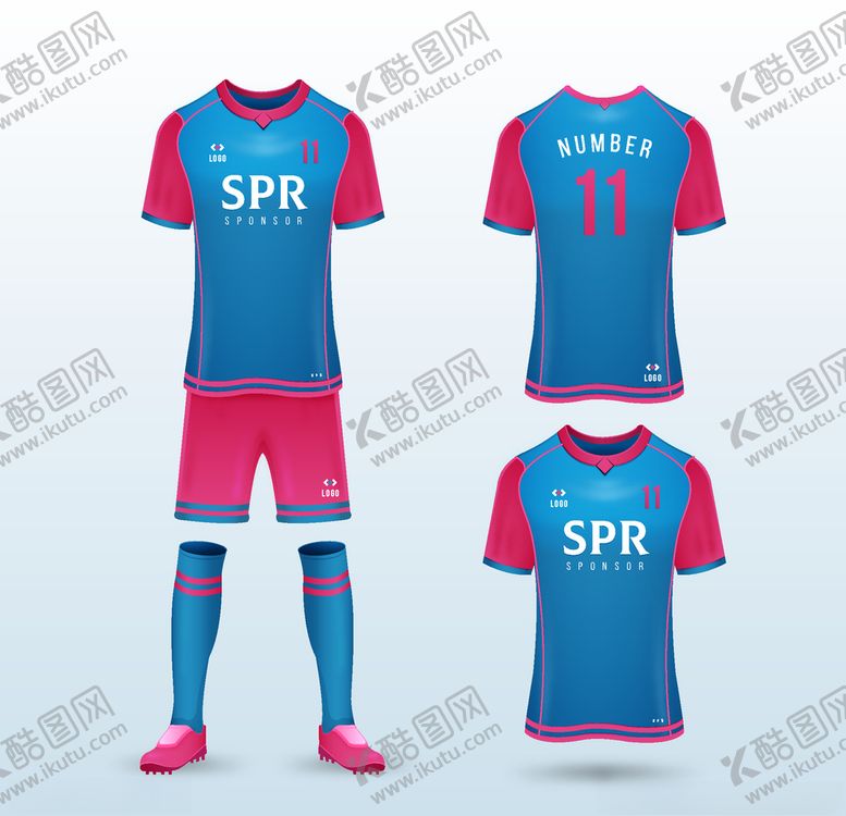 编号：96860907022238409218【酷图网】源文件下载-世界杯足球队服运动服T恤设计图