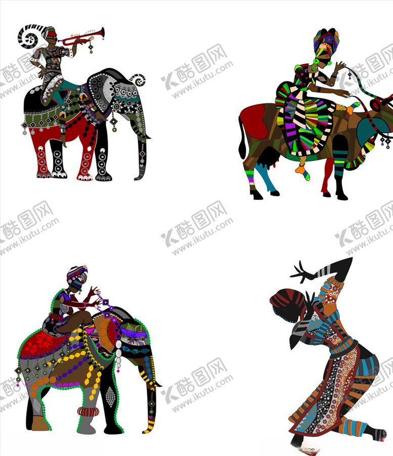 编号：78503309201107118392【酷图网】源文件下载-手绘傣族元素