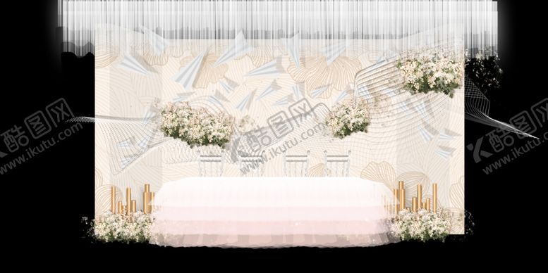 编号：75841907122139537346【酷图网】源文件下载-香槟色婚礼背景设计背景