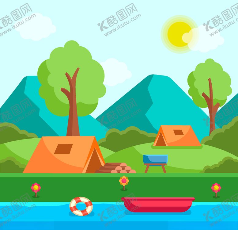编号：65813409212036298432【酷图网】源文件下载-露营