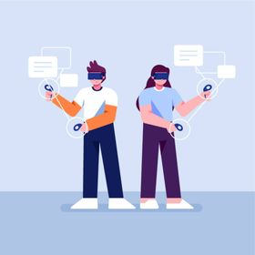 虚拟游戏相关现实vr元宇宙互动