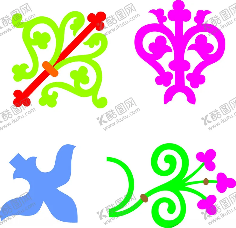 编号：38966202032034333320【酷图网】源文件下载-古代花纹雕刻造型