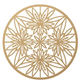 欧式金色花纹边框