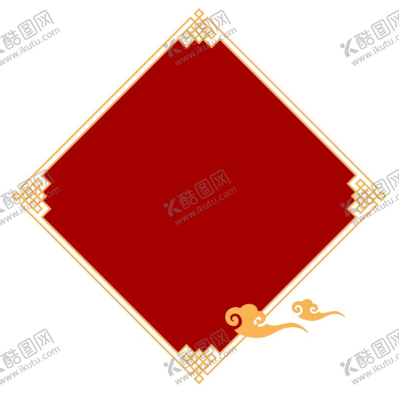 编号：80521509240536408607【酷图网】源文件下载-福字框