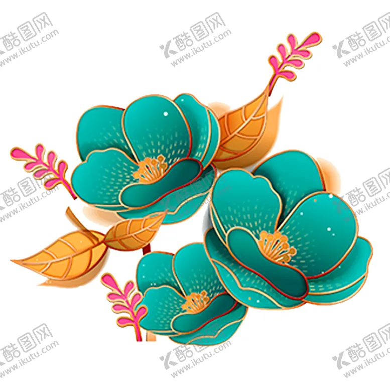 编号：45912906281134549279【酷图网】源文件下载-手绘植物花卉