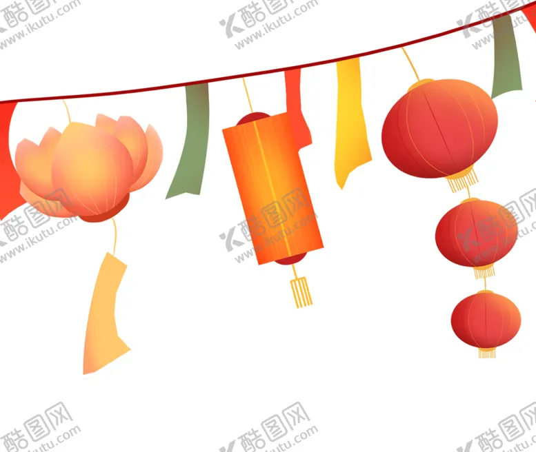 编号：41354601290240177105【酷图网】源文件下载-元宵节元宵灯谜花灯