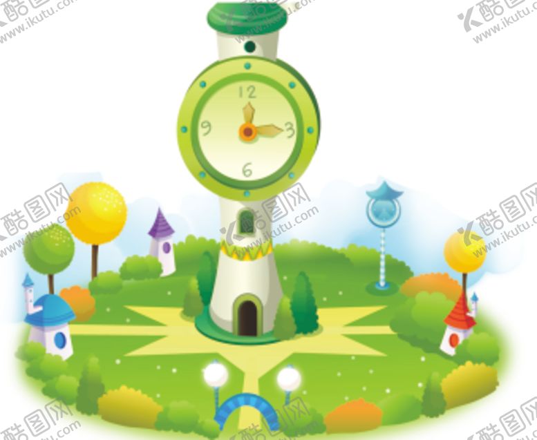 编号：67427310100511549158【酷图网】源文件下载-卡通钟表