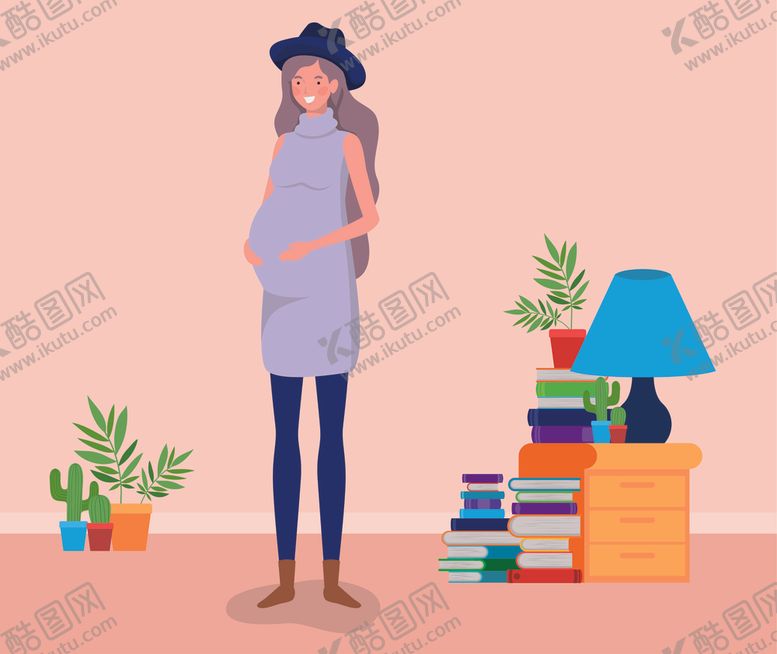 编号：10172409221456312737【酷图网】源文件下载-人物夫妻生活插画