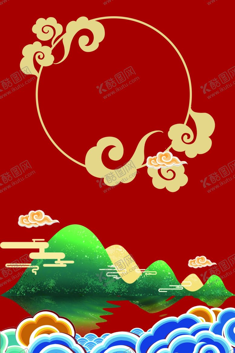 编号：76691310200340421356【酷图网】源文件下载-春节背景