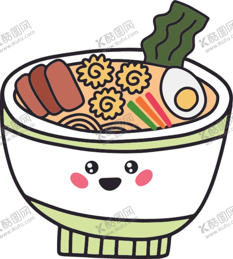 编号：48887909140749192730【酷图网】源文件下载-卡哇伊美食