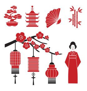 日本元素矢量图