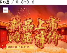 新品上市促销海报