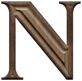 木制字母
