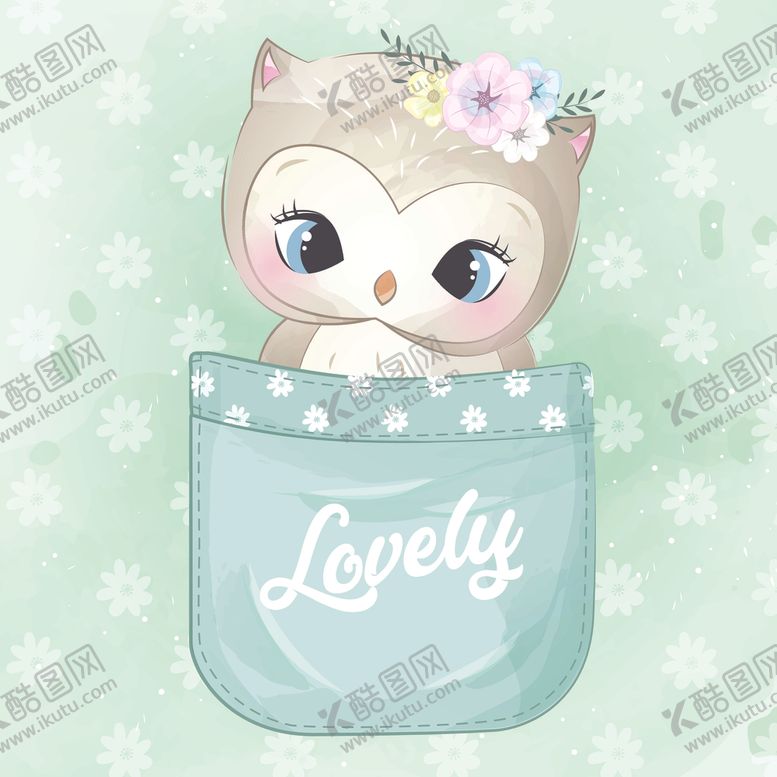 编号：21732610062000522324【酷图网】源文件下载-温馨浪漫动物插画