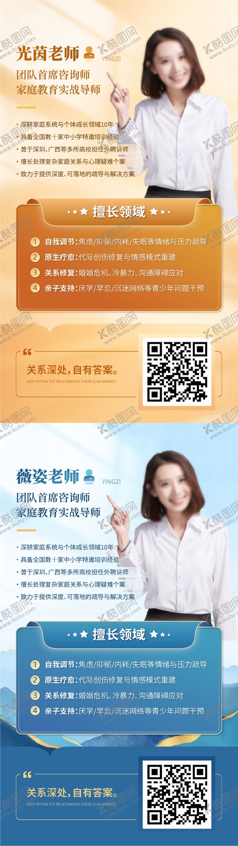 编号：44547801191934286985【酷图网】源文件下载-讲师介绍海报