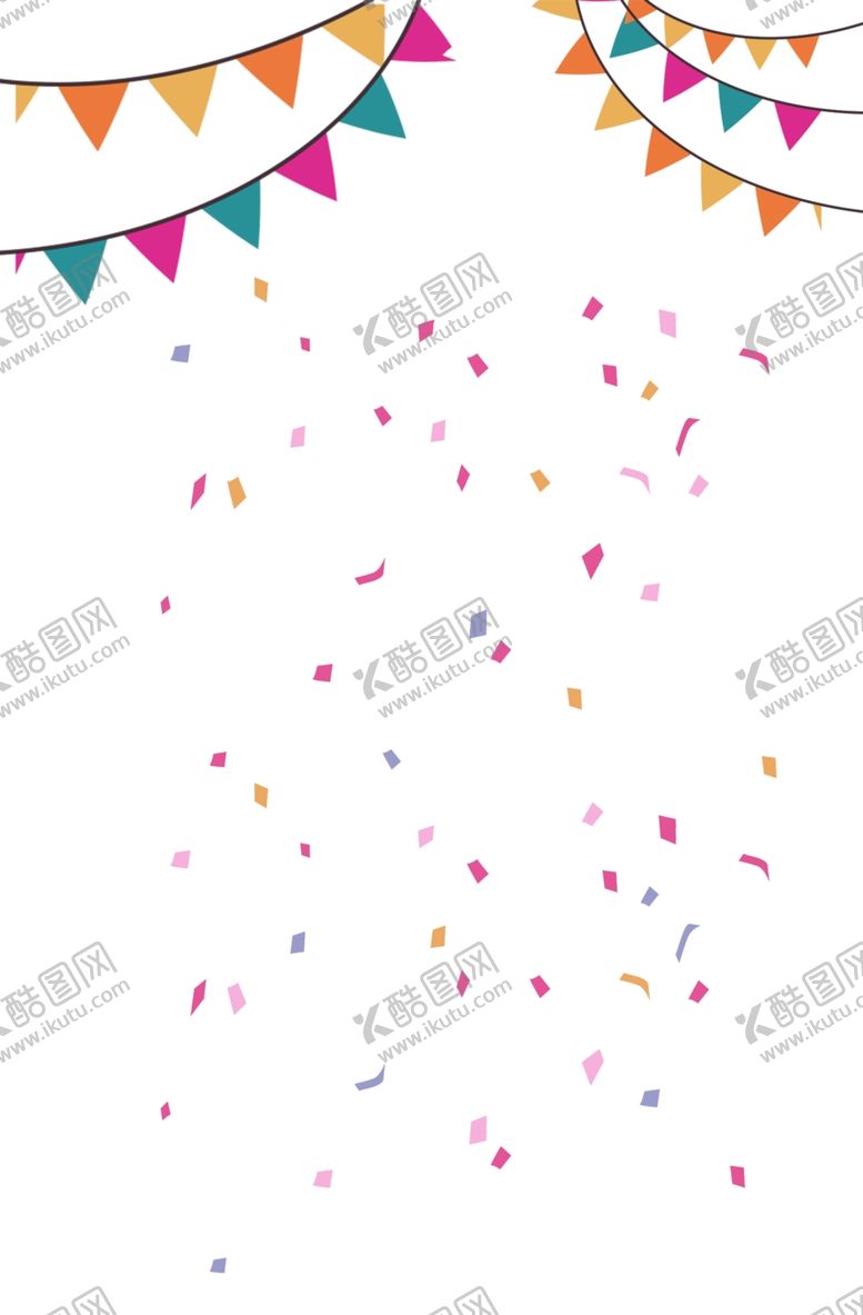 编号：90060402150045056418【酷图网】源文件下载-彩旗