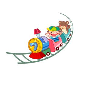卡通人物背景幼儿素材
