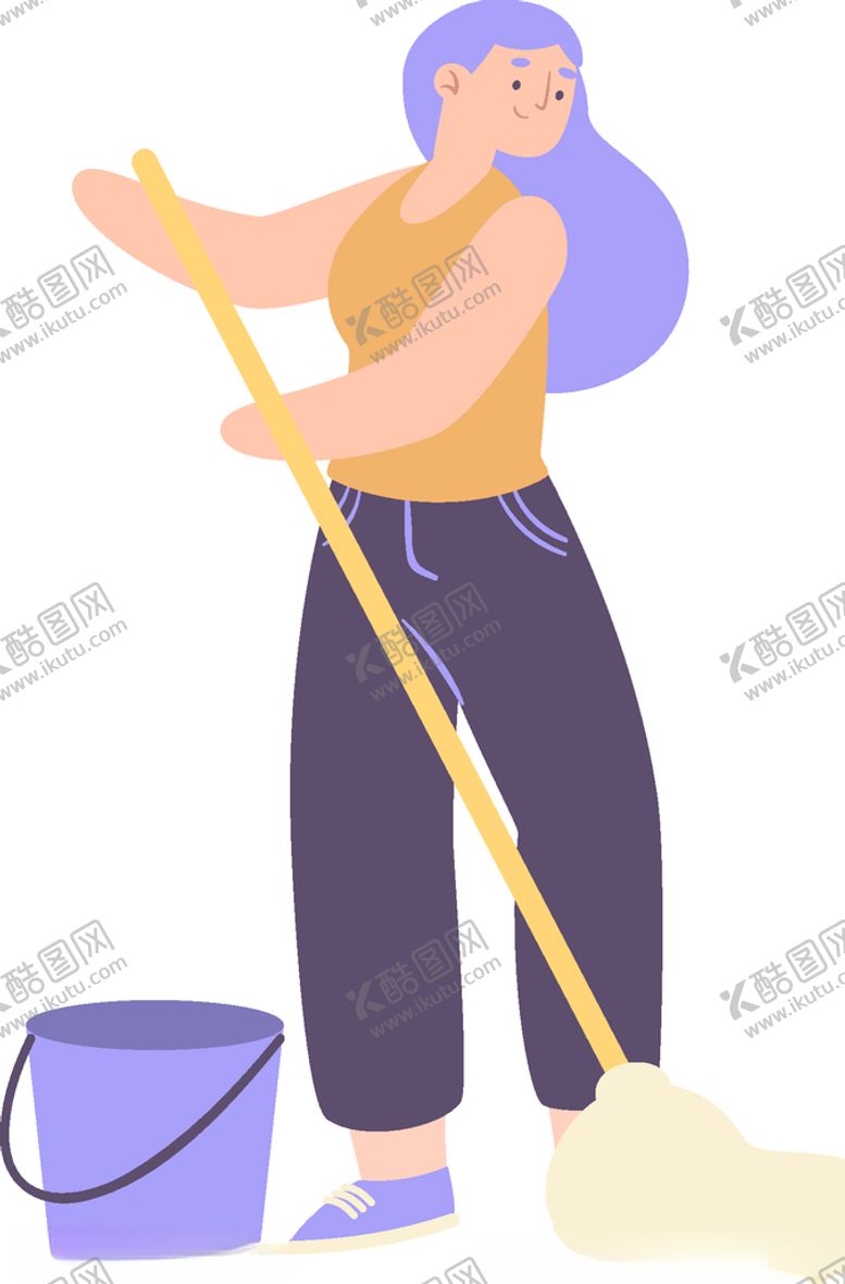 编号：91666807051827318909【酷图网】源文件下载-打扫卫生