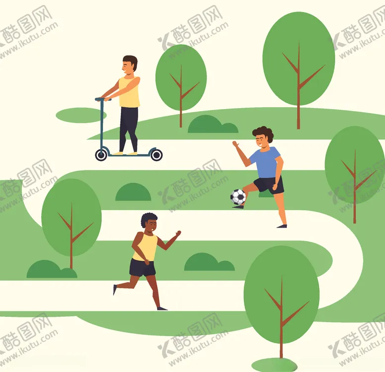 编号：55243604182311188725【酷图网】源文件下载-公园活动