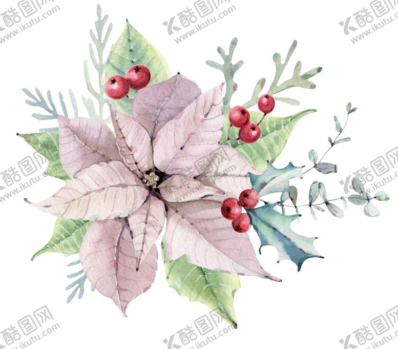 编号：50968309230613467960【酷图网】源文件下载-水彩植物