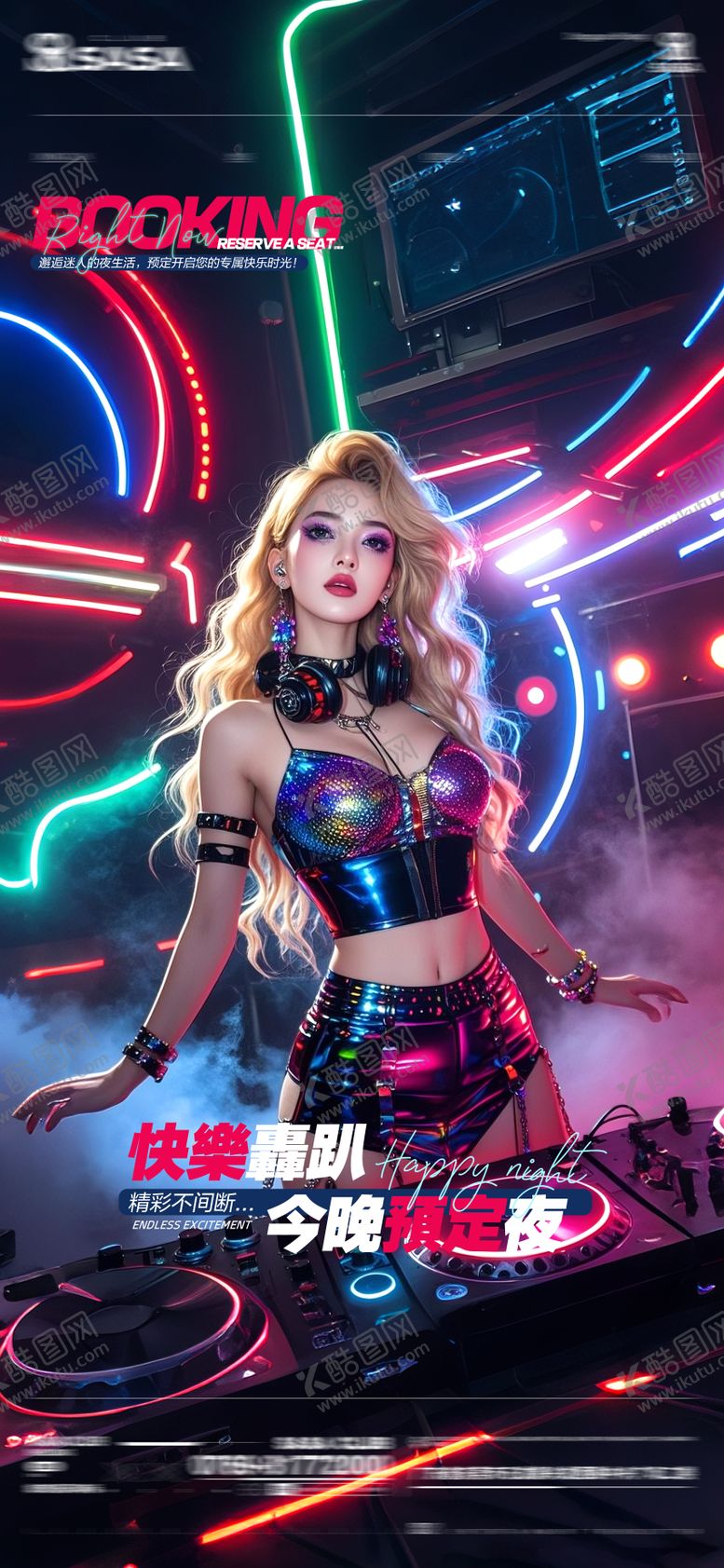 编号：43015009080241152869【酷图网】源文件下载-夜店酒吧日常邀约预定订台