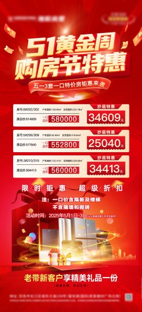 五一购房节海报