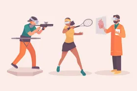 vr游戏虚拟相关互动虚拟现实元宇宙
