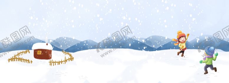 编号：53361207121217403219【酷图网】源文件下载-冬季大雪雪地背景
