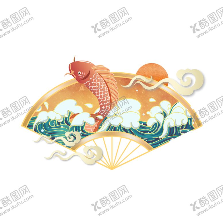 编号：07439609140242151805【酷图网】源文件下载-锦鲤