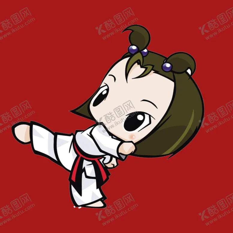 编号：10054402171846122122【酷图网】源文件下载-跆拳道人物