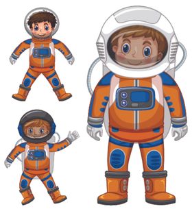 卡通宇航员