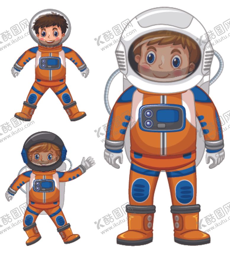 编号：28682910311839553804【酷图网】源文件下载-卡通宇航员