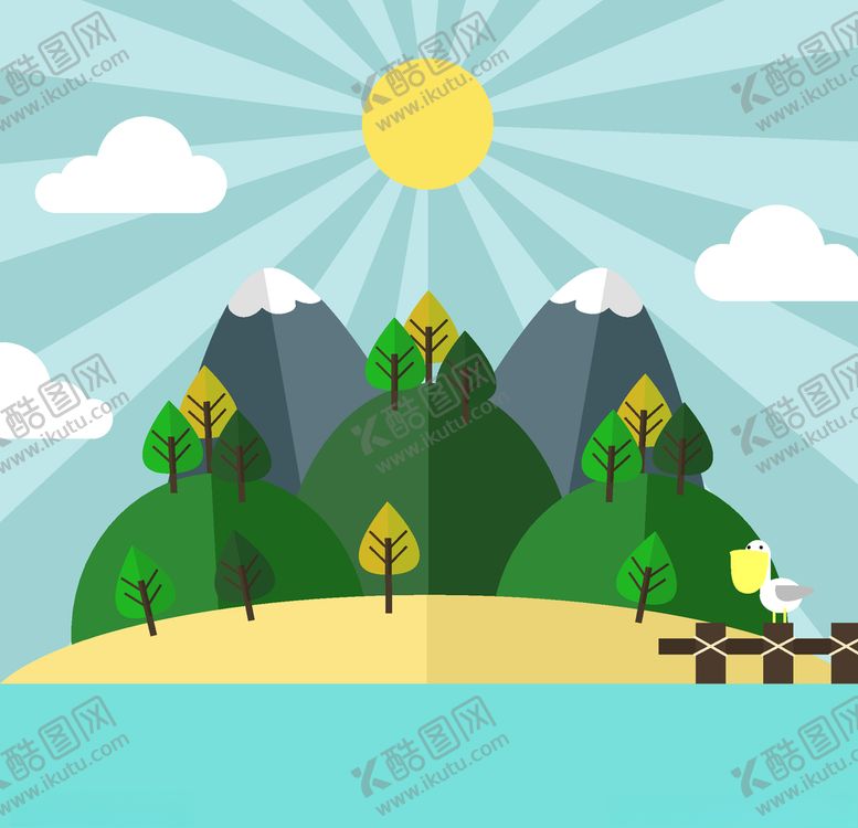 编号：69861005150847111531【酷图网】源文件下载-小岛自然风光