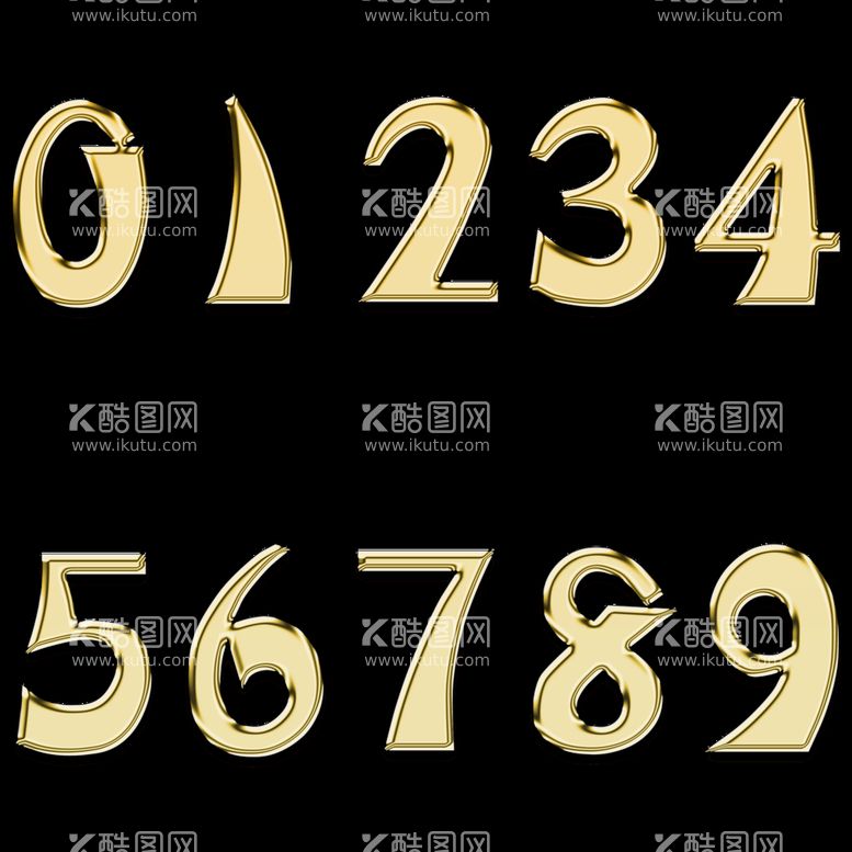 编号：35948010072341519758【酷图网】源文件下载-倒计时数字