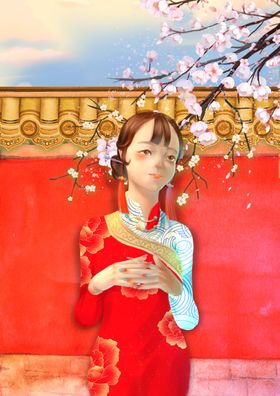 中国红