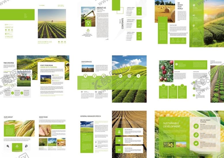 编号：47477309261218157658【酷图网】源文件下载-环保画册