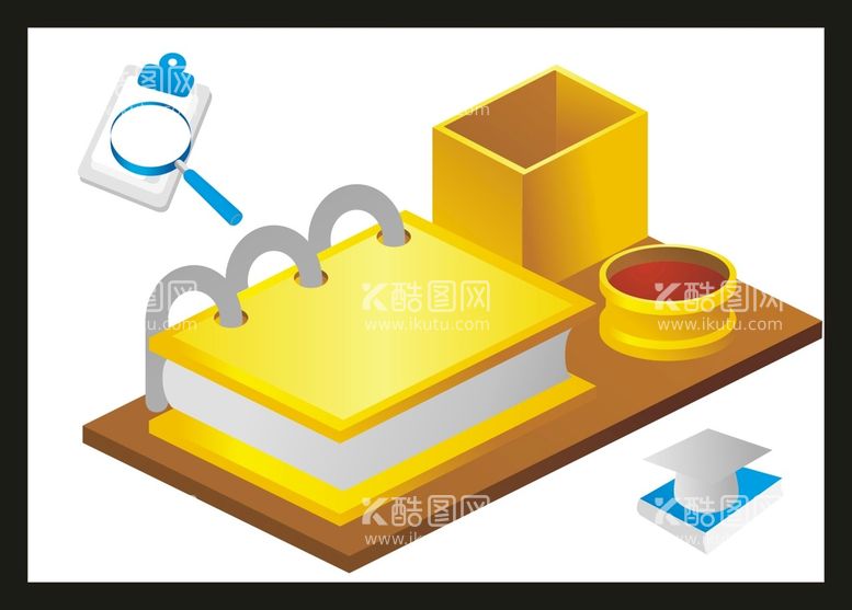 编号：36160610251658361558【酷图网】源文件下载-手绘办公用品 