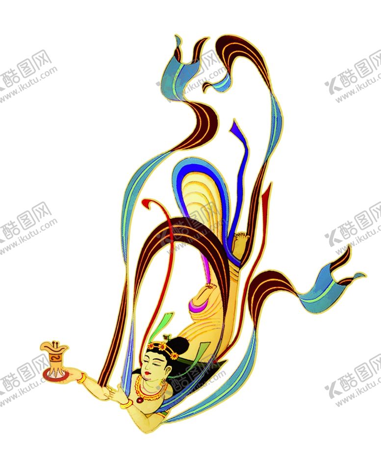 编号：63836601182201441670【酷图网】源文件下载-彩色飞天