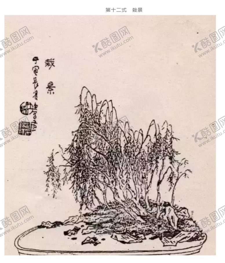 编号：75680809271603221034【酷图网】源文件下载-盆景造型十二式