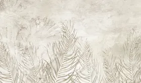 数码印花男装树叶手绘