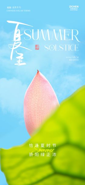 夏至地产莲花背景地产