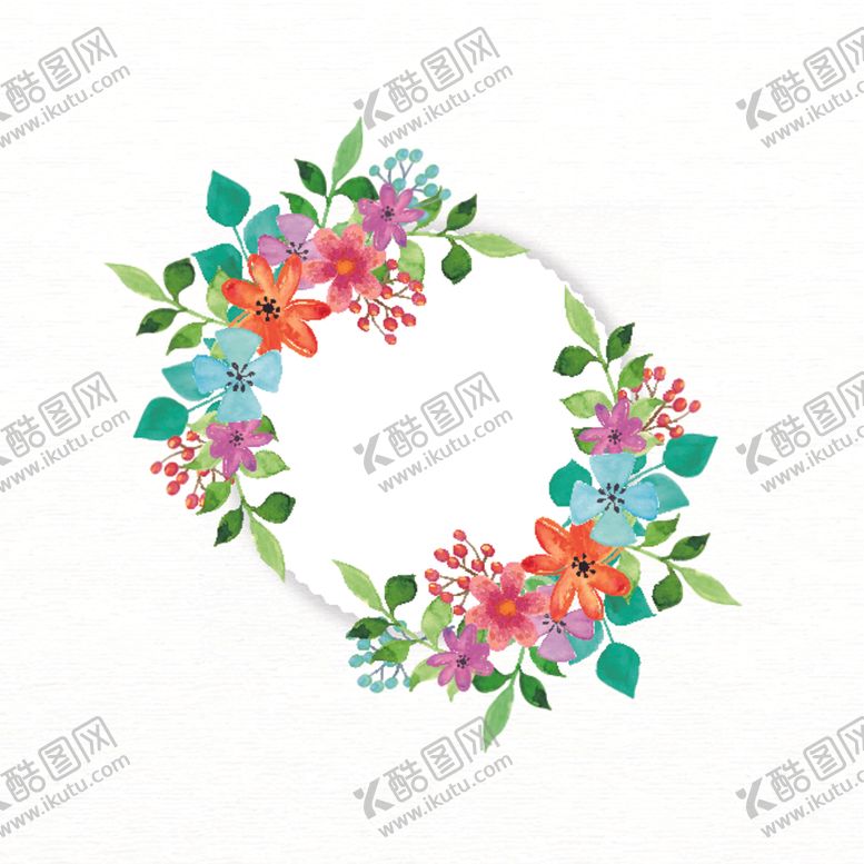 编号：32143905152301148948【酷图网】源文件下载-水彩花卉插画