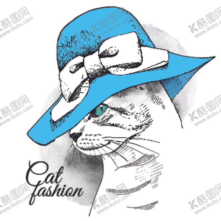 编号：81969709150352096993【酷图网】源文件下载-手绘卡通猫