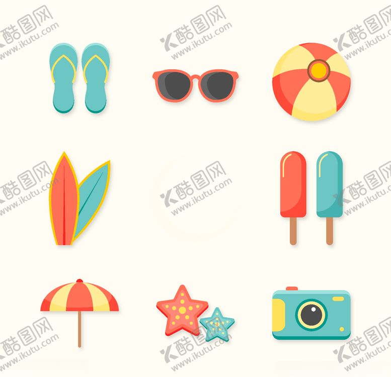 编号：90094810290258116174【酷图网】源文件下载-夏日元素